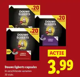 Lidl Douwe Egberts capsules aanbieding