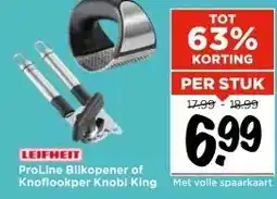 Vomar Voordeelmarkt LEIFHEIT ProLine Blikopener of Knoflookper Knobi King aanbieding