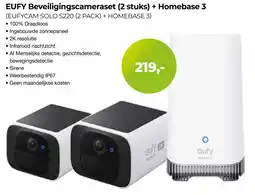 EP Beerepoot EUFY Beveiligingscameraset (2 stuks) + Homebase 3 aanbieding