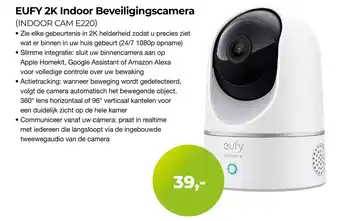 EP Beerepoot EUFY 2K Indoor Beveiligingscamera aanbieding