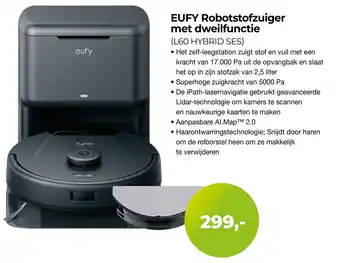 EP Beerepoot EUFY Robotstofzuiger met dweilfunctie aanbieding
