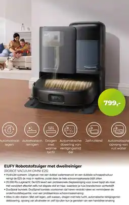 EP Beerepoot EUFY Robotstofzuiger met dweilreiniger aanbieding