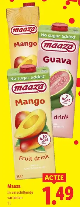 Lidl Maaza aanbieding