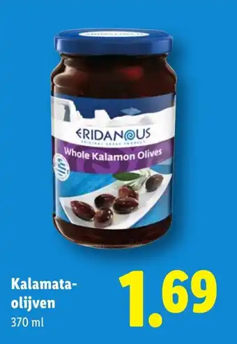 Lidl Kalamata olijven aanbieding