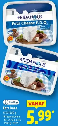 Lidl Feta kaas aanbieding
