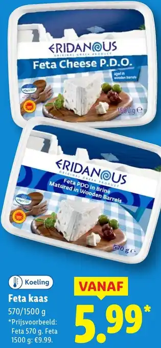 Lidl Feta kaas aanbieding