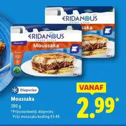 Lidl Moussaka aanbieding