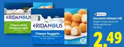 Lidl Kaassnacks halloumi stijl aanbieding