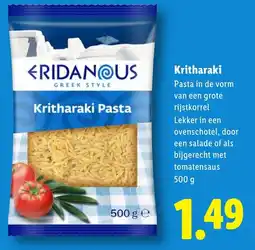 Lidl Kritharaki aanbieding