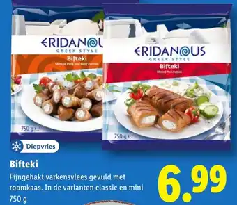 Lidl Bifteki aanbieding