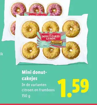 Lidl Mini donut cakejes aanbieding