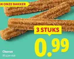 Lidl Churros aanbieding