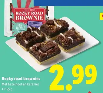 Lidl Rocky road brownies aanbieding