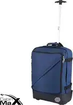 Bol.com CabinMax Rugzaktrolley - Handbagage 44L - 55x40x20 cm - Blauw aanbieding