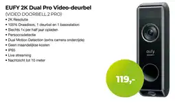 EP Beerepoot EUFY 2K Dual Pro Video-deurbel aanbieding