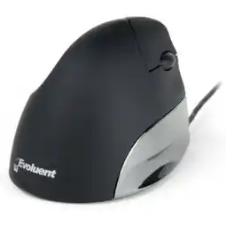Bol.com Evoluent - ergonomische muis - rechtshandig - verticale muis - bedraad - zwart aanbieding