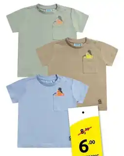 Jola Mode Baby jongens shirt km flinq pastel blue aanbieding