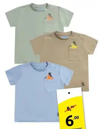 Jola Mode Baby jongens shirt km flinq pastel blue aanbieding