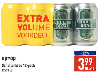 ALDI Schultenbrau 12-pack aanbieding