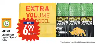 ALDI Golden Power regular 24-pack' CK aanbieding