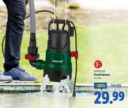 Lidl PARKSIDE Dompelpomp aanbieding