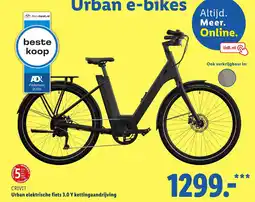 Lidl CRIVIT Urban elektrische fiets 3.0 Y kettingaandrijving aanbieding