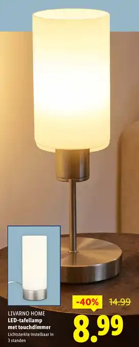 Lidl LIVARNO HOME met touchdimmer Lichtsterkte instelbaar in 3 standen aanbieding