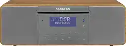 Bol.com Sangean DDR-47 – DAB+ Radio met FM en Bluetooth – Hout/grijs aanbieding