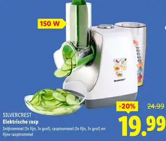 Lidl SILVERCREST Elektrische rasp aanbieding