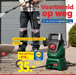 Lidl PARKSIDE Hogedrukreiniger aanbieding