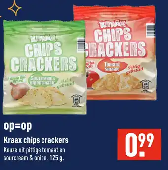 ALDI Kraax chips crackers aanbieding