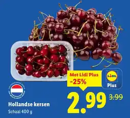 Lidl Hollandse kersen aanbieding