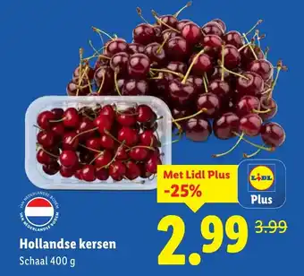 Lidl Hollandse kersen aanbieding
