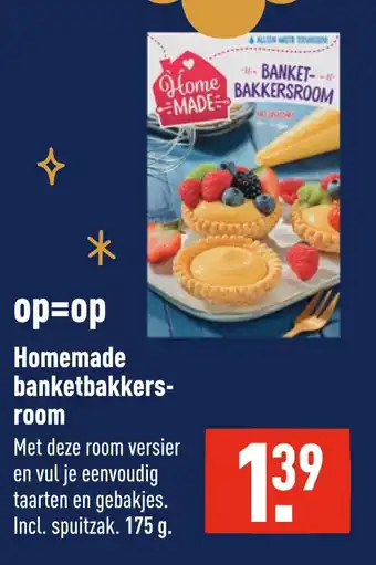 ALDI Homemade banketbakkers- room aanbieding