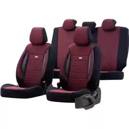 ANWB OTOM Fit Sport Stoelhoezenset Rood aanbieding