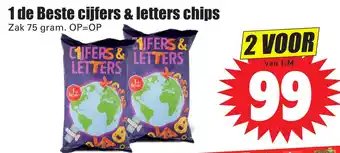 Dirk 1 de Beste cijfers & letters chips aanbieding