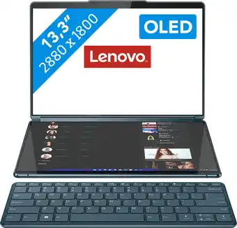 Coolblue Lenovo Yoga Book 9 OLED 83FF002WMH aanbieding