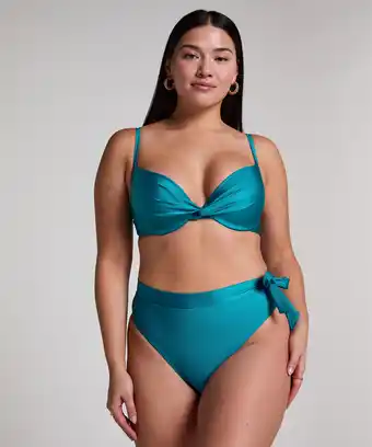 Hunkemoller Hunkemöller Bikinibroekje Aqua Groen aanbieding