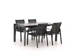 Kees Smit R&S Design Altea/Sestino 160cm dining tuinset 5-delig stapelbaar aanbieding