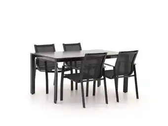 Kees Smit R&S Design Altea/Sestino 160cm dining tuinset 5-delig stapelbaar aanbieding