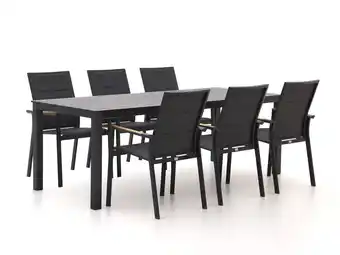 Kees Smit Bellagio Albinea/Menzano 220cm dining tuinset 7-delig stapelbaar aanbieding