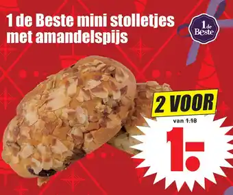 Dirk 1 de Beste mini stolletjes met amandelspijs aanbieding