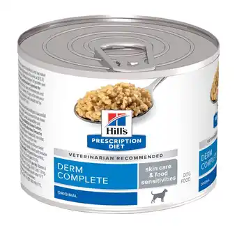 Zooplus Hill’s Prescription Diet Canine Derm Complete Natvoer Hond - 12 x 200 g aanbieding