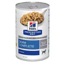 Zooplus Hill’s Prescription Diet Canine Derm Complete Natvoer Hond 12 x 370 g aanbieding