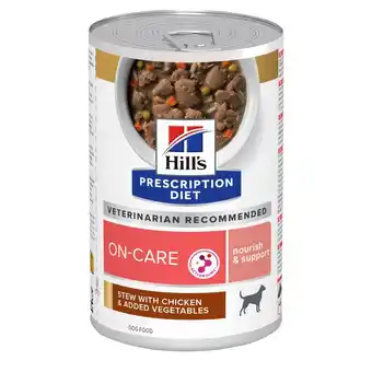 Zooplus 12x 354 g Hill's Prescription Diet On-Care met Kip hondenvoer nat aanbieding