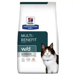 Zooplus Hill´s Prescription Diet w/d Low Fat Diabetes Colitis Kattenvoer met Kip - 1,5 kg aanbieding