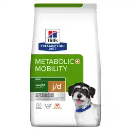 Zooplus 1kg j/d Metabolic + Mobility Mini Hill's Prescription Diet Hondenvoer aanbieding