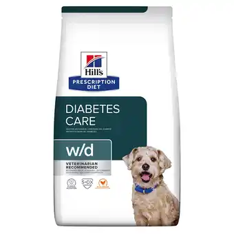 Zooplus 4kg W/D Low Fat Diabetes Kip Hill's Prescription Diet Canine Hondenvoer aanbieding