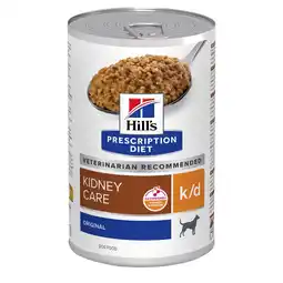Zooplus 12x350g k/d Kidney Care Kip Hill´s Prescription Diet Hondenvoer aanbieding