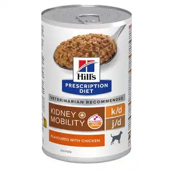 Zooplus 12x 370g Hill's Prescription Diet k/d + Mobility Hundefutter nass aanbieding